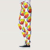Rainbow Beachball Summer Beach Party Ball Leggings (Gauche)