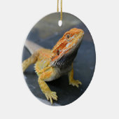 Rainbow Bearded Dragon Keramisch Ornament (Rechts)