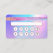 Rainbow Beauty Salon Cartes de fidélité (Dos)