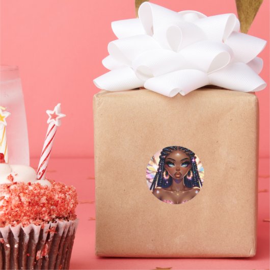 Rainbow Beauty Sticker (Feest)