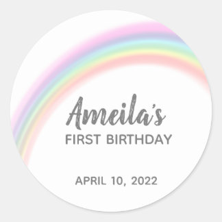 Rainbow bedankt je sticker