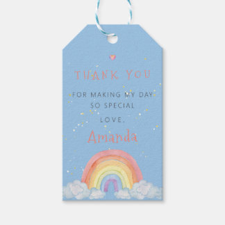 Rainbow Bedankt Verjaardagsfeest Favoriet Gift Lab Cadeaulabel