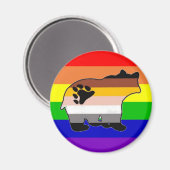Rainbow Beer Pride Magneet (Voorkant / Achterkant)