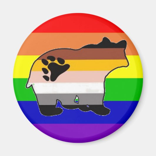 Rainbow Beer Pride Magneet (Voorkant)