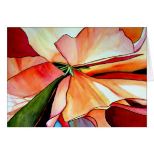 Rainbow Begonia flower watercolour original