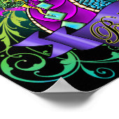 Rainbow Believe Dragon Art Poster (Hoek)