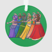 Rainbow Belly Dancer Art Belly Dance Troupe (dos)