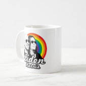 Rainbow Biden Harris Aviators Koffiemok (Voorkant links)