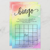 Rainbow Bingo-What zit in Purse, 2-in-1-game Kaart (Voorkant / Achterkant)