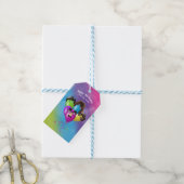 Rainbow Birthday-ballonnen van groep Cadeaulabel (Met Touw)