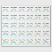 Rainbow Birthday Cadeaupapier (Vlak)