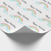 Rainbow Birthday Cadeaupapier (Hoek)