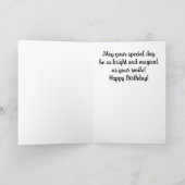 Rainbow Birthday Delight Feestdagen Kaart (Binnen)