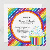 Rainbow Birthday Kaart (Voorkant / Achterkant)