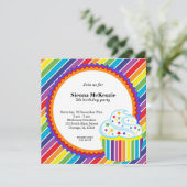 Rainbow Birthday Kaart (Staand voorkant)