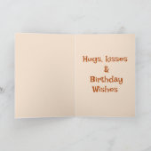 Rainbow Birthday Leeftijd Kaart (Binnen)