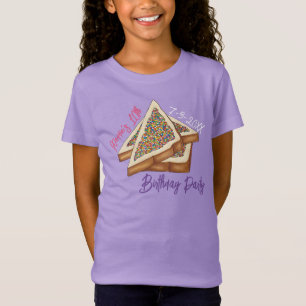 Rainbow Birthday Party Australian Fairy Bread Food T-shirt