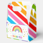 Rainbow Birthday Party Bedankdoosjes (Geopend)