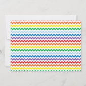 Rainbow Birthday Party - Hartelijk dank - kaart me (Achterkant)