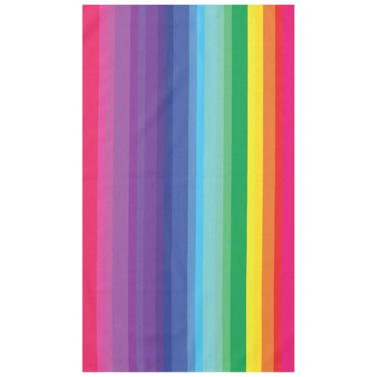 Rainbow Birthday Party Tafelkleed (Voorkant)