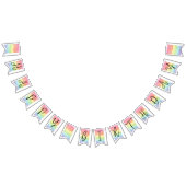 RAINBOW BIRTHDAY, RAINBOW PARTIJ VLAGGETJES (Alle)