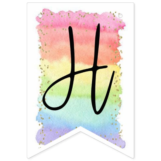 RAINBOW BIRTHDAY, RAINBOW PARTIJ VLAGGETJES (Tweede vlag)