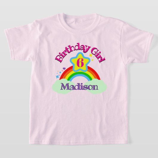 Rainbow Birthday Shirt (Laagn)
