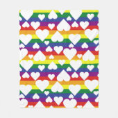 Rainbow Blanket Fleece Deken (Voorkant)