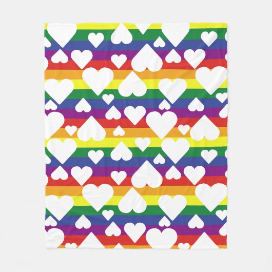 Rainbow Blanket Fleece Deken (Voorkant)