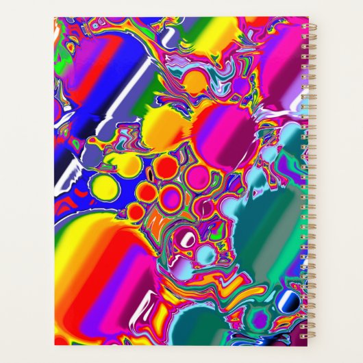 Rainbow Blast Art Abstrait (Dos)