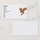 Rainbow Boa Snake Profile Card Visitekaartje (Voorkant / Achterkant)