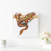 Rainbow Boa Snake Wall klok (Huis)