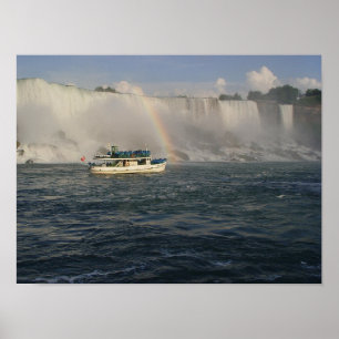 Rainbow Boat Ride Amerikaanse Herfsten Poster