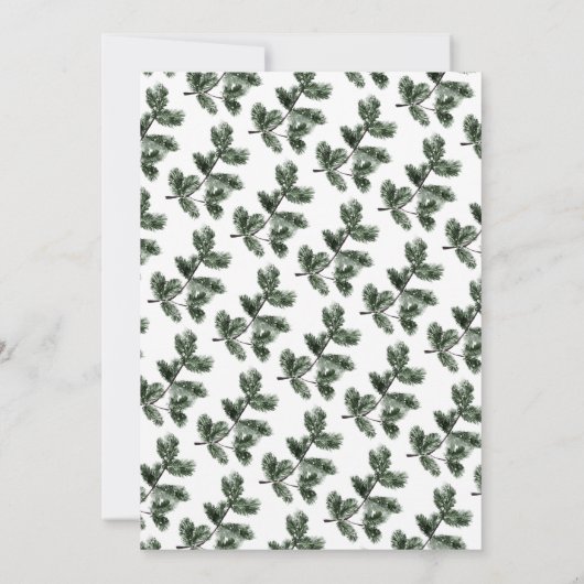 Rainbow Boho Noël Fête Invitation (Dos)