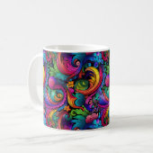 Rainbow Boho Paisley Mug (Devant gauche)