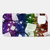 Rainbow Books Achtergrond Case-Mate iPhone Case (Achterkant (horizontaal))