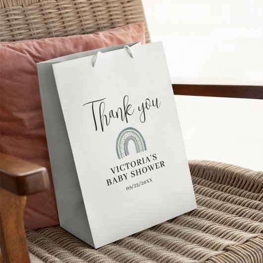 Rainbow Boy-Baby shower Medium Cadeauzakje