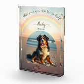 Rainbow Bridge-Beach Custom Pet Fotoblokken (Rechts)