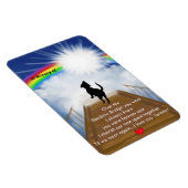Rainbow Bridge for Dogs Magnet (Côté Droit)