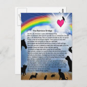 Rainbow Bridge-gedicht Briefkaart (Voorkant / Achterkant)