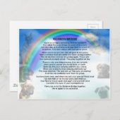 Rainbow Bridge-gedicht Briefkaart (Voorkant / Achterkant)