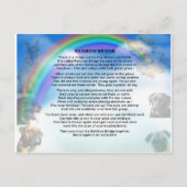 Rainbow Bridge-gedicht Briefkaart (Voorkant)