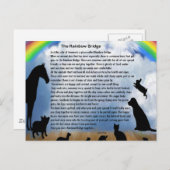 Rainbow Bridge-gedicht Briefkaart (Voorkant / Achterkant)
