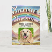 Rainbow Bridge-gedicht Kaart (Achterkant)