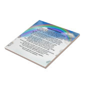 Rainbow Bridge-gedicht Tegeltje (Zijkant)