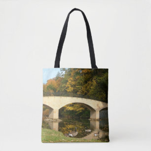 Rainbow Bridge in de herfst bij Grove City College Draagtas