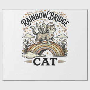 Rainbow Bridge Kat Kat Herdenking Rainbow Bridge V Cadeaupapier