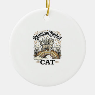 Rainbow Bridge Kat Kat Herdenking Rainbow Bridge V Keramisch Ornament