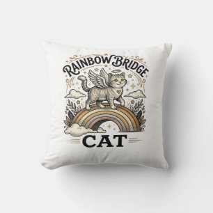 Rainbow Bridge Kat Kat Herdenking Rainbow Bridge V Kussen