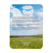 Rainbow Bridge MAL Chien Sympathy Magnet (Vertical)